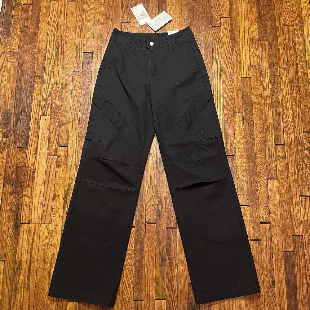 Jordan Flight Heritage Womens Cargo Pants Black FV7098-010 Size XS NWT $110